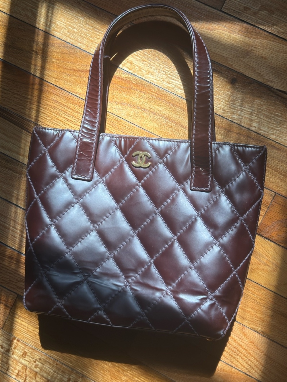 Chanel small tote handbag